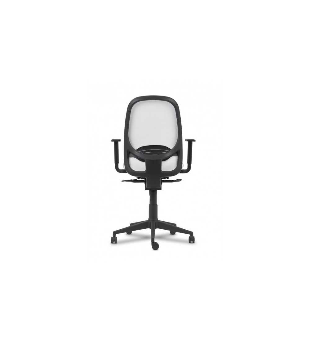 Silla ergonómica de oficina modelo SPINEZONE negra, brazos regulables