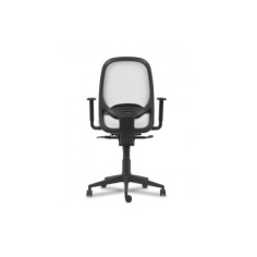 Silla ergonómica de oficina modelo SPINEZONE negra, brazos regulables