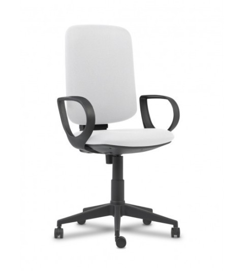 Silla ergonómica de oficina modelo AXIONIS, contacto permanente, brazos fijos star