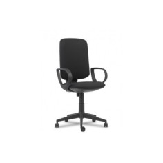 Silla ergonómica de oficina modelo AXIONIS, contacto permanente, brazos fijos star