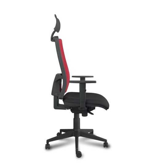Silla ergonómica de oficina modelo XENA de Vincolo, con cabezal