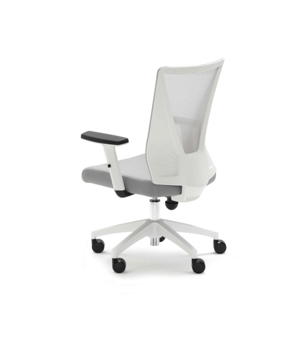 Silla de Oficina TIRANA de Euromof en acabado blanco-2 Silla de Oficina TIRANA de Euromof en acabado blanco-2