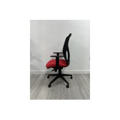 Silla ergonómica de oficina modelo LUMBARIS, con brazos regulables