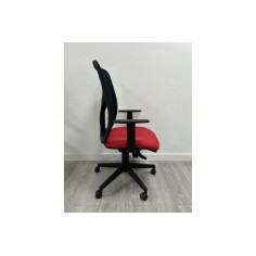 Silla ergonómica de oficina modelo LUMBARIS, con brazos regulables