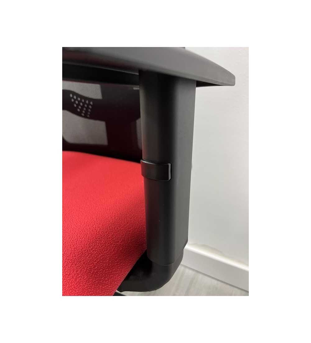 Silla ergonómica de oficina modelo LUMBARIS, con brazos regulables