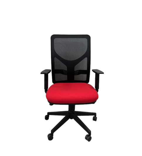 Silla confidente modelo ACCOMMODA, tapizada, calidad superior, estructura negra