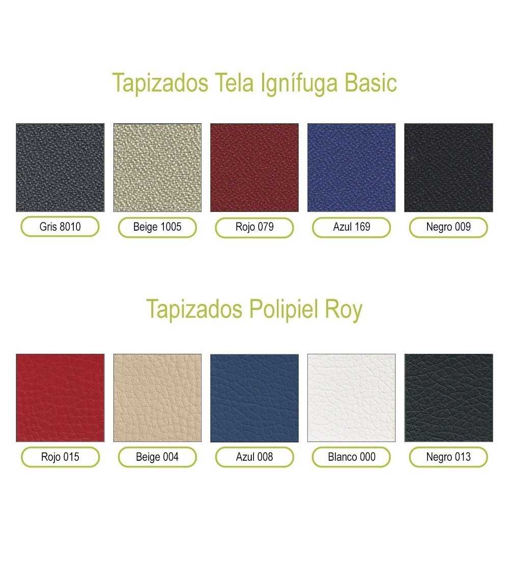 Silla ergonómica de oficina modelo LUMBARIS, con cabezal, brazos regulables