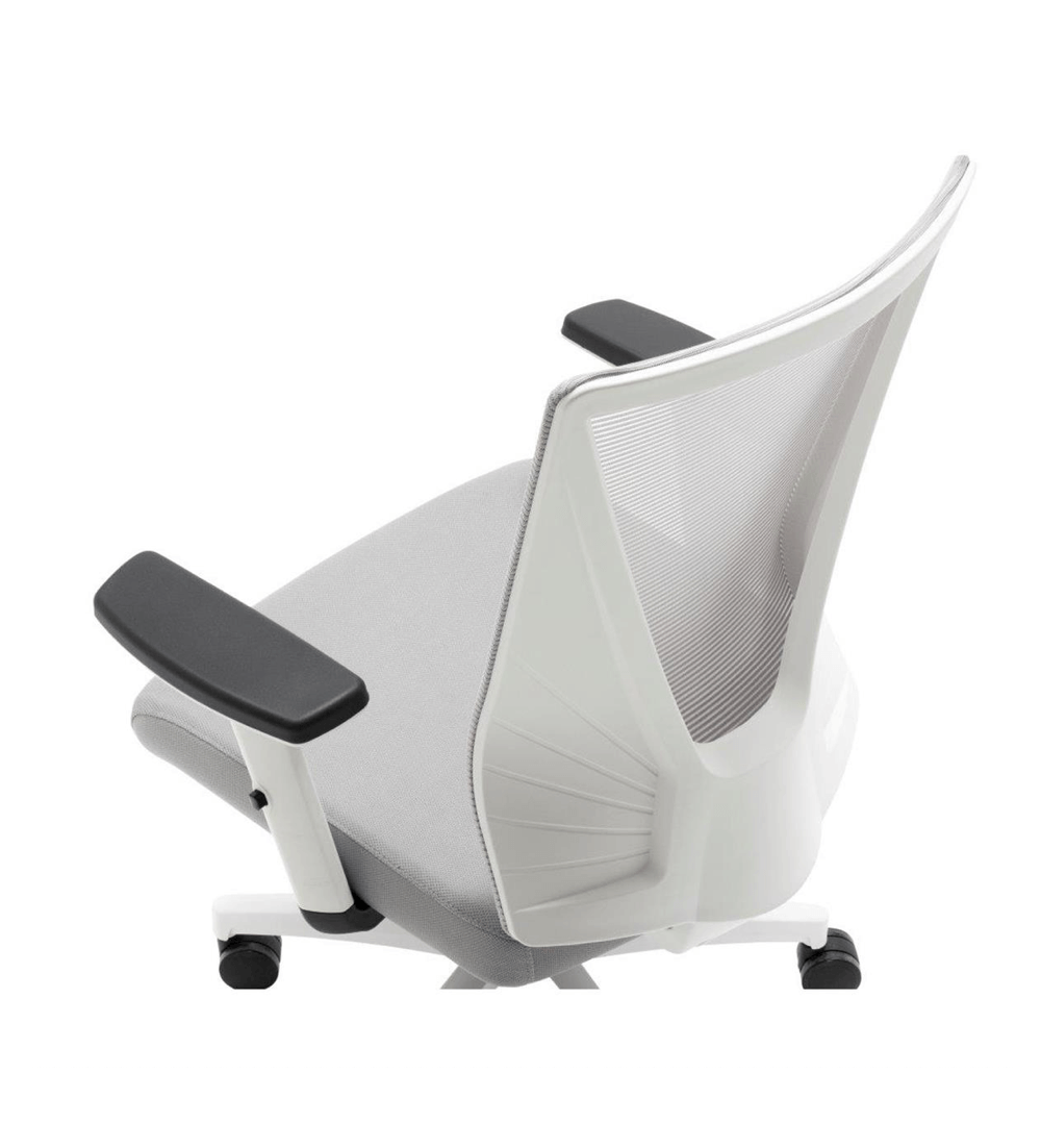 Silla de Oficina TIRANA de Euromof en acabado blanco-4 Silla de Oficina TIRANA de Euromof en acabado blanco-4