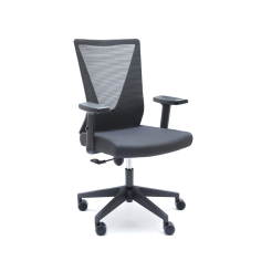 Silla de Oficina TIRANA de Euromof en acabado negro