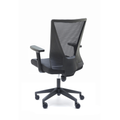 Silla de Oficina TIRANA de Euromof en acabado negro