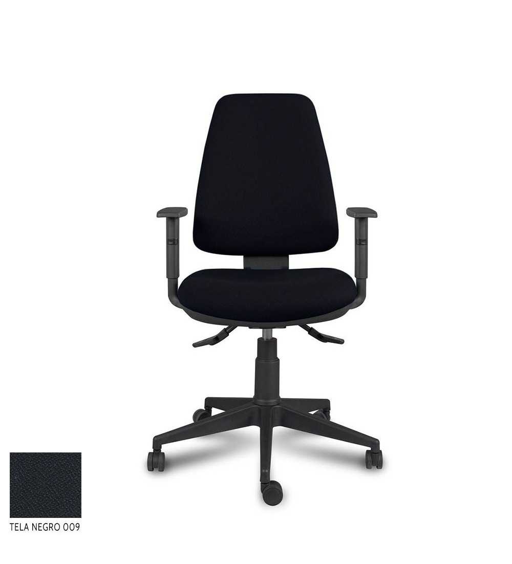 Silla ergonómica de oficina modelo  ERGOFLEXA, con brazos regulables