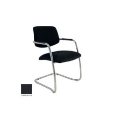 Silla confidente modelo RELAXOR, respaldo tapizado