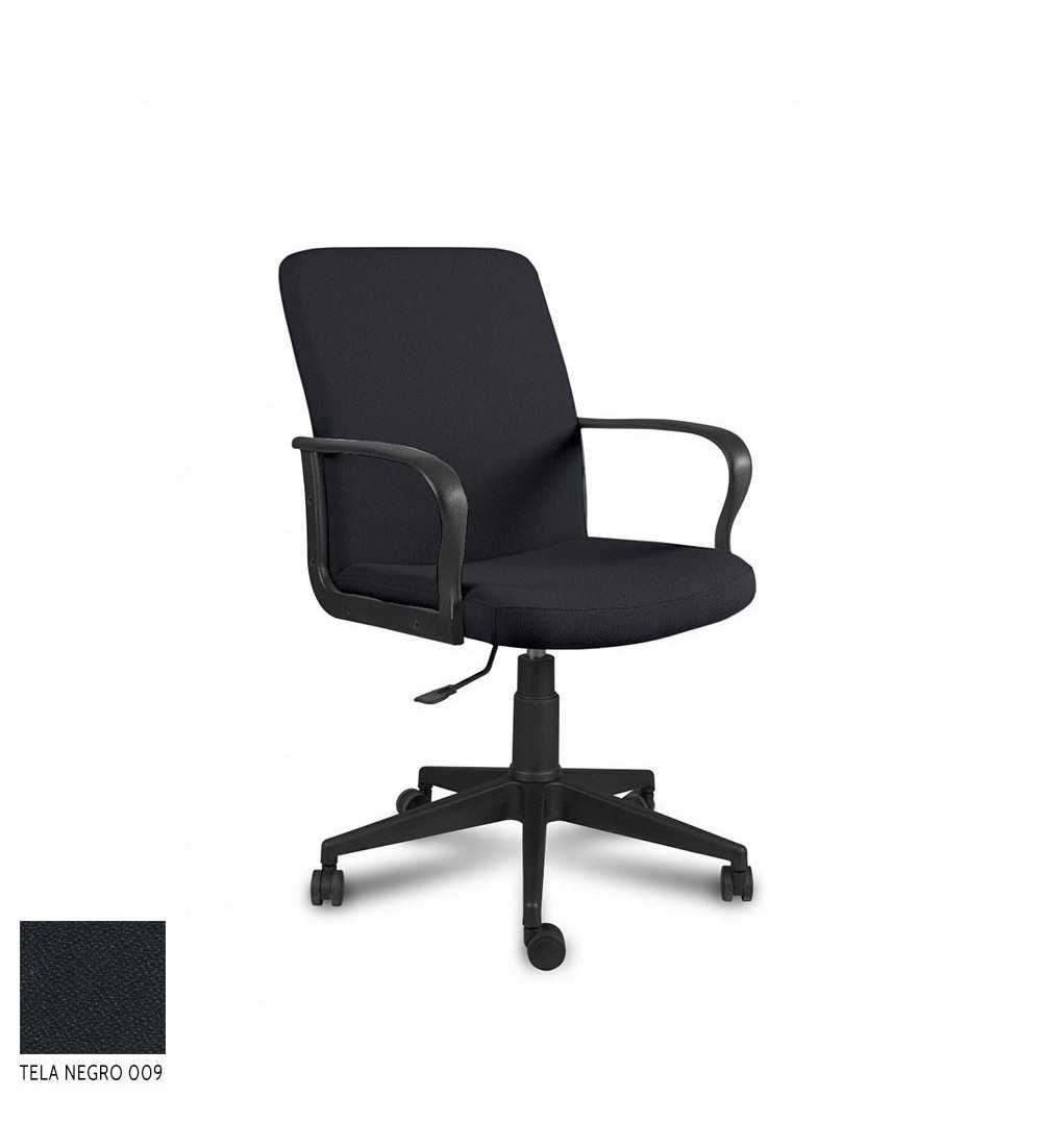 Sillón ergonómico dirección ROCKY de Vincolo, respaldo bajo, base poliamida