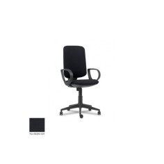 Silla ergonómica de oficina modelo AXIONIS, contacto permanente, brazos fijos star