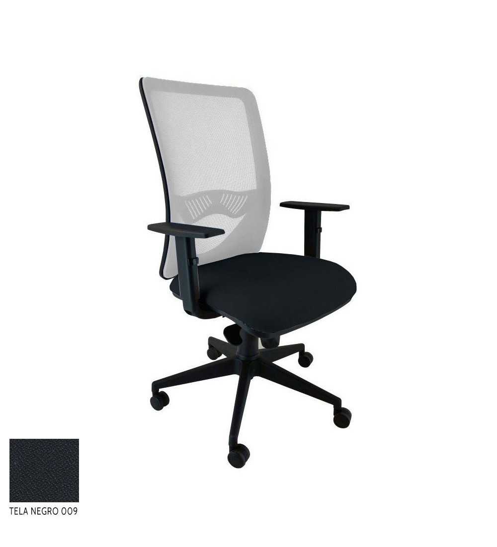 Silla ergonómica de oficina modelo ERGOSTELLAR, con brazos regulables