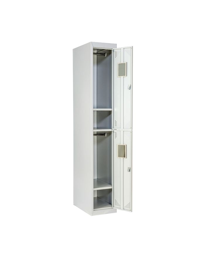 TAQUILLA DESMONTADA EN CAJA 2 PUERTAS GRIS