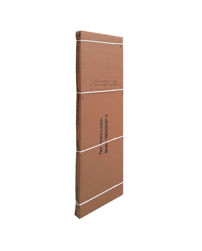 TAQUILLA DESMONTADA EN CAJA 2 PUERTAS GRIS