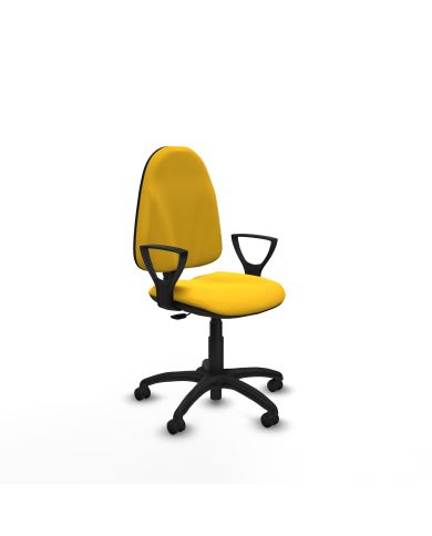 Silla Ergonómica Algarra CP brazos fijos base poliamida