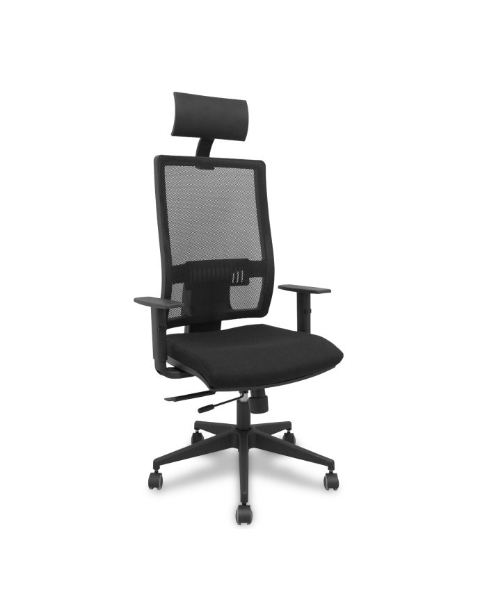 Silla Ergonómica Horna traslack bali brazos 1D con cabecero fijo