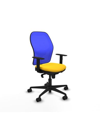 Silla Ergonómica Jorquera sincro brazos 1D base nailon