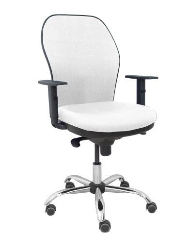 Silla Jorquera respaldo bali asiento bali base cromada y