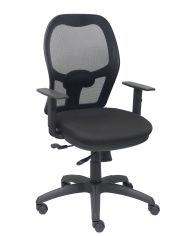 Silla Ergonómica Jorquera negra asiento bali con traslack