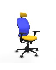 Silla Ergonómica Jorquera traslack brazos 3D base nailon cabecero 2D engomada
