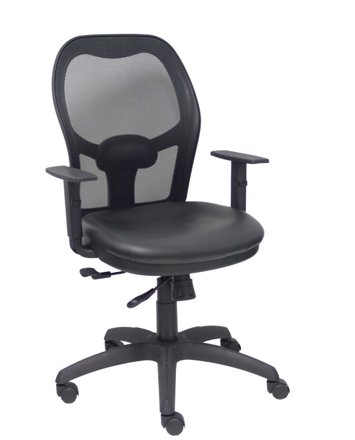 Silla Ergonómica Jorquera traslack negra asiento brazos regulables