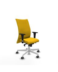 Silla Confidente Albacete confidente XL sincro bali brazos 1D cromados base blanca