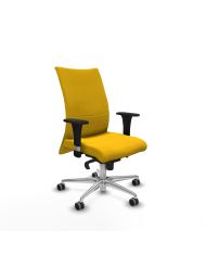Silla Confidente Albacete confidente XL sincro bali brazos 1D cromados base aluminio
