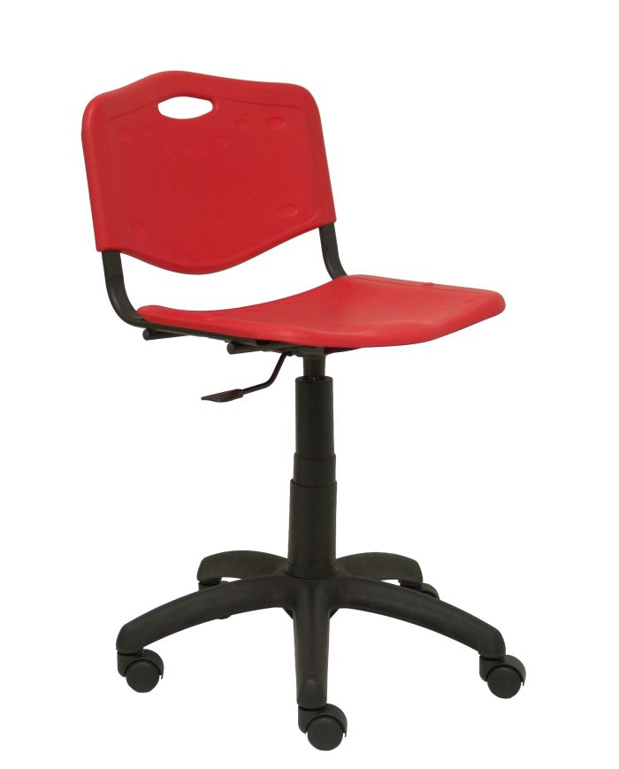 Silla Robledo giratoria roja