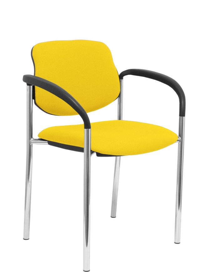 Silla fija Styl bali chasis cromo con brazos