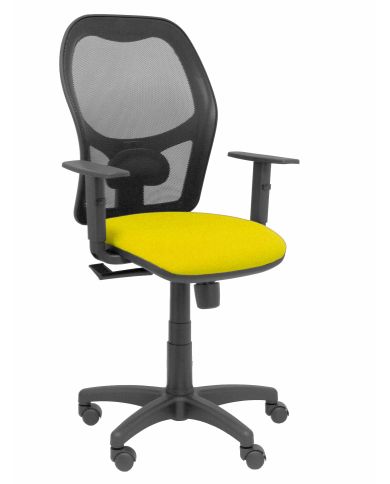 Silla Ergonómica Alocén negra asiento bali brazos regulables