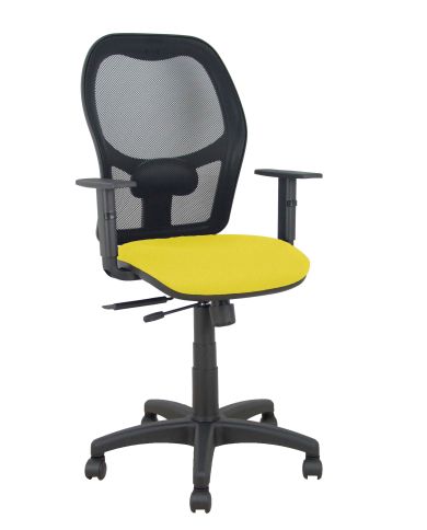 Silla Ergonómica Alocén traslack negra asiento bali brazos