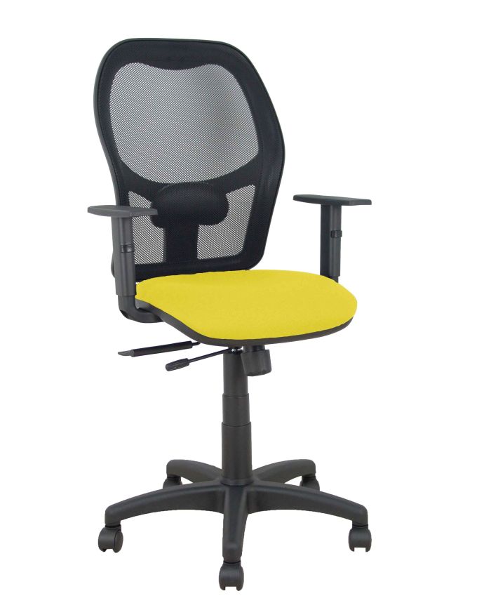Silla Ergonómica Alocén traslack negra asiento bali brazos
