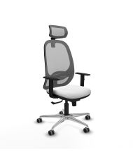 Silla Ergonómica Cilanco sincro bali brazos 1D base aluminio cabecero 2D