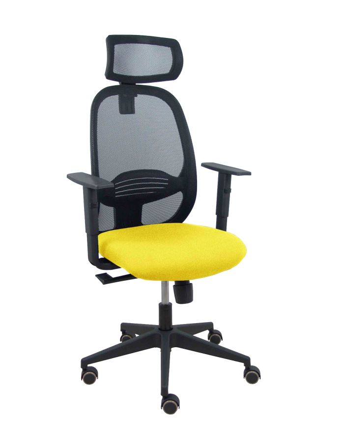 Silla Ergonómica Cilanco negra negra asiento bali brazo