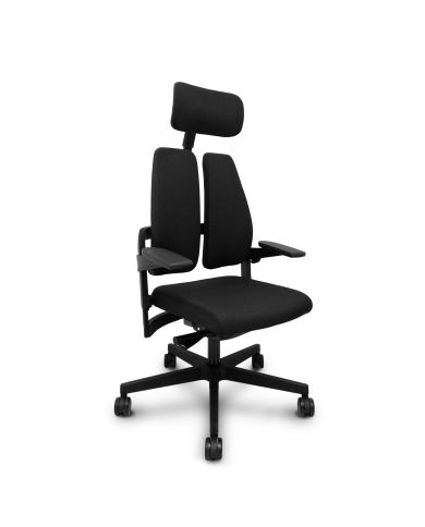 Silla Ergonómica Xilium Duo traslack tejido era brazos 3D y