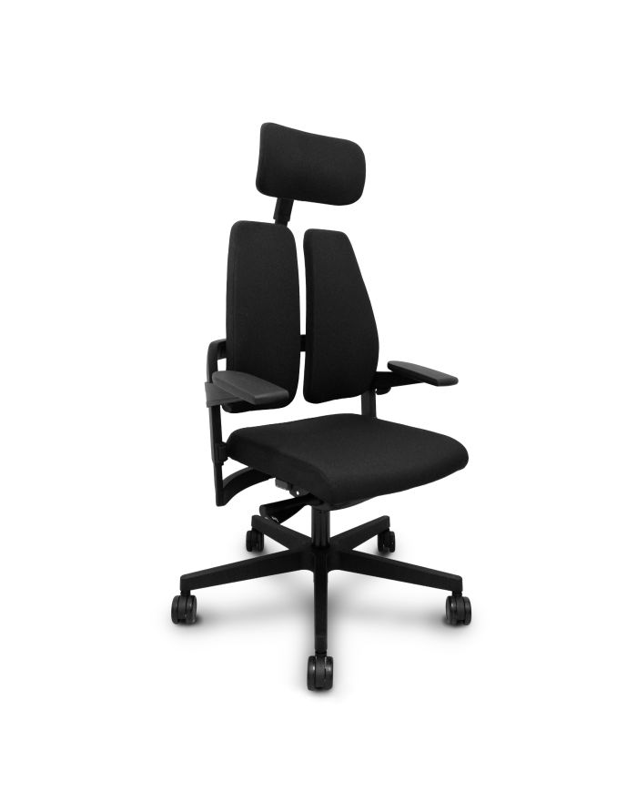 Silla Ergonómica Xilium Duo traslack tejido era brazos 3D y