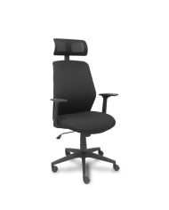 Silla Ergonómica Parolis respaldo con cabecero y asiento aran