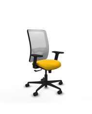 Silla Ergonómica Zulema sincro blanca bali brazos 2D base nailon