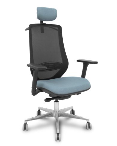 Silla Ergonómica Mardos traslack negra bali brazo 3D