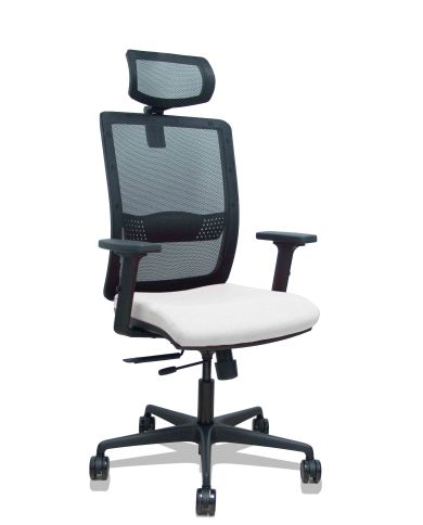 Silla Ergonómica Haches traslack negra asiento bali brazos