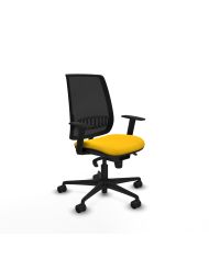 Silla Ergonómica Alares sincro negra bali brazos 1D base nailon