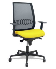 Silla Ergonómica Alares sincro negra bali brazo regulable