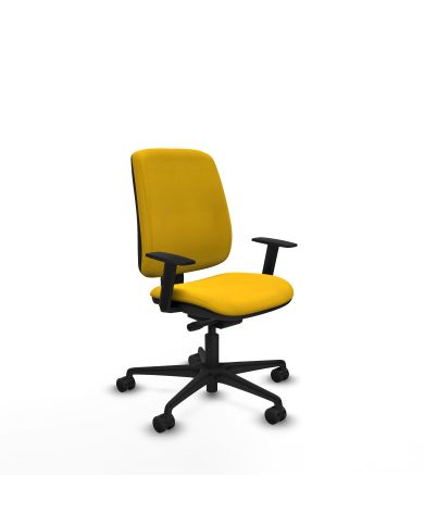 Silla Ergonómica Alares tapizada traslack bali brazos 1D