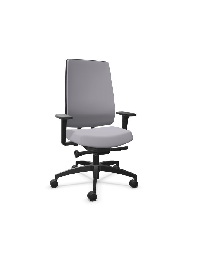 Silla Ergonómica Indeed traslacktapizada tonal color brazos