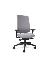 Silla Ergonómica Indeed traslacktapizada tonal color brazos 2D base poliamida