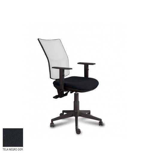Silla ergonómica de oficina modelo ERGOMATRIX, asyncro, brazos regulables