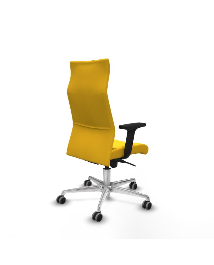 Silla Ergonómica Albacete dirección sincro brazos 2D base aluminio ruedas 65 engomadas